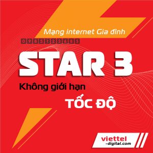 Lắp mạng internet STAR3 Viettel